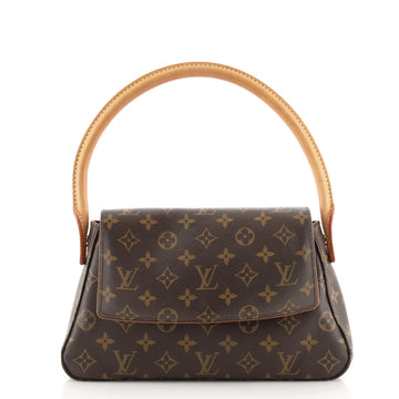 Louis Vuitton Looping Handbag Monogram Canvas Mini