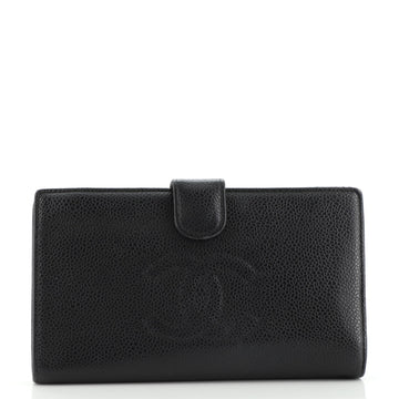 Chanel Timeless CC French Wallet Caviar Long