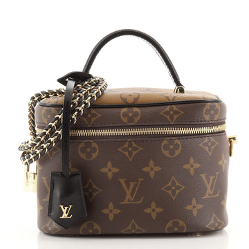 Louis Vuitton Vanity Handbag Reverse Monogram Canvas PM