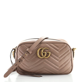Gucci GG Marmont Shoulder Bag Matelasse Leather Small