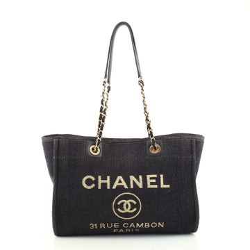 Chanel Deauville Tote Denim Small