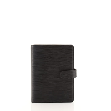 Louis Vuitton Ring Agenda Cover Epi Leather MM