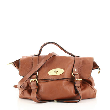 Mulberry Alexa Satchel Soft Buffalo Oversized