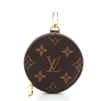 Louis Vuitton Multi Pochette Accessoires Round Coin Purse Monogram Canvas