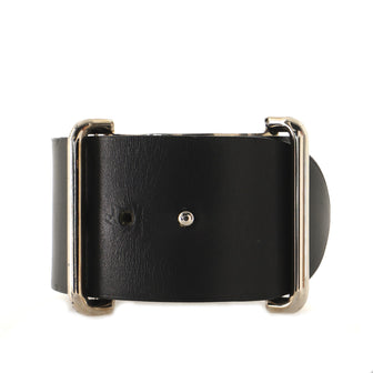 Hermes Cuff Bracelet Leather Wide