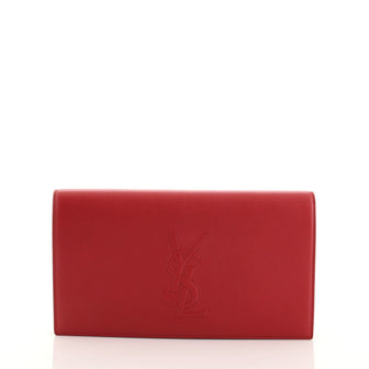 Saint Laurent Belle de Jour Clutch Leather Large