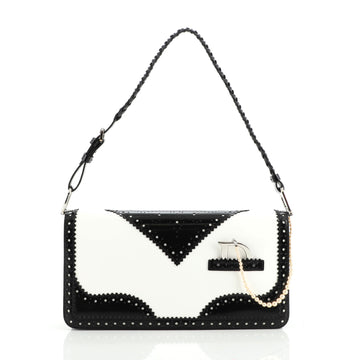 Christian Dior D'Trick Shoulder Bag Leather