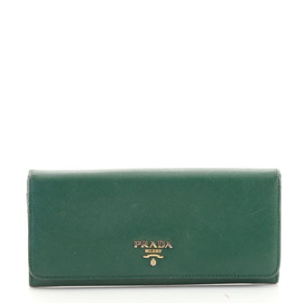Prada Continental Wallet Saffiano Leather Long