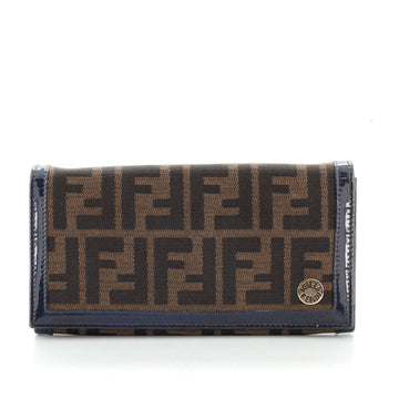 Fendi Continental Wallet Zucca Canvas Long