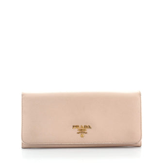 Prada Continental Wallet Saffiano Leather Long