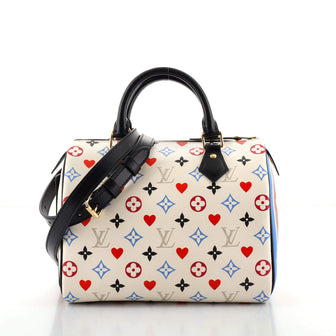Louis Vuitton Speedy Bandouliere Bag Limited Edition Game On Multicolor Monogram 25