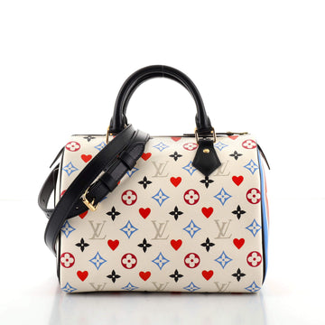 Louis Vuitton Speedy Bandouliere Bag Limited Edition Game On Multicolor Monogram 25