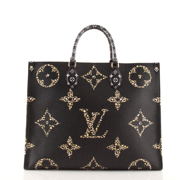 Louis Vuitton OnTheGo Tote Limited Edition Jungle Monogram Giant GM