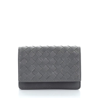Bottega Veneta Flap Card Case Intrecciato Nappa