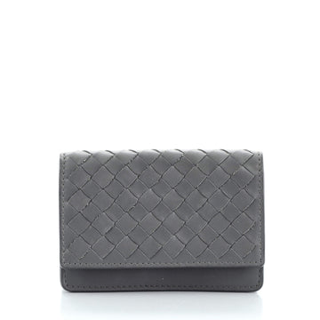 Bottega Veneta Flap Card Case Intrecciato Nappa