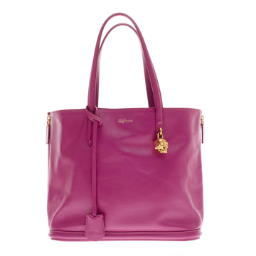 Alexander McQueen Padlock Shopper Tote Leather