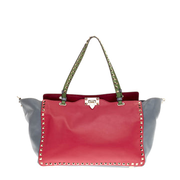 Valentino Rockstud Tote Soft Leather Medium