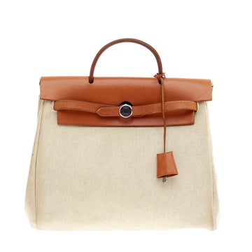 Hermes Herbag Backpack Toile MM