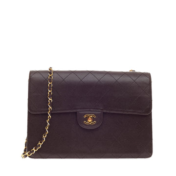 Chanel Vintage Classic Flap Caviar Jumbo