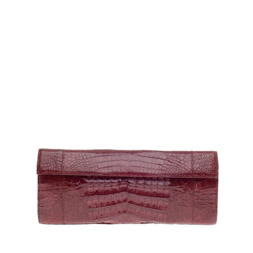 Nancy Gonzalez Envelope Clutch Crocodile Long