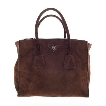 Prada Twin Pocket Suede Large