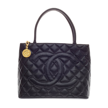 Chanel Medallion Tote Caviar Medium
