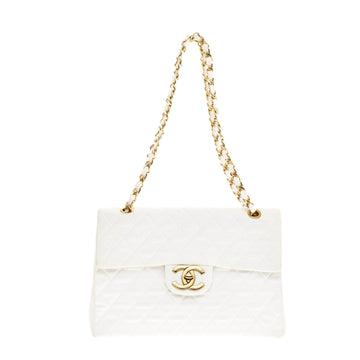 Chanel Vintage Classic Flap Quilted Jersey XL