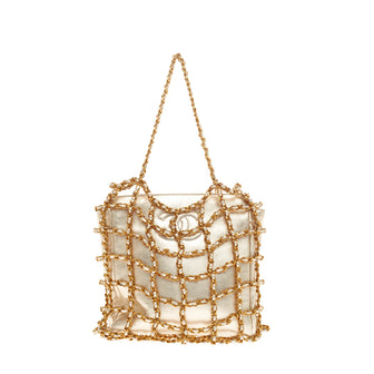 Chanel Chained Evening Bag Satin