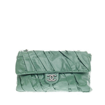 Chanel Twisted Flap Glazed Calfskin Maxi