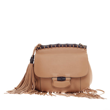 Gucci Nouveau Fringe Crossbody Leather