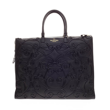 Valentino Soutache Tote Leather 