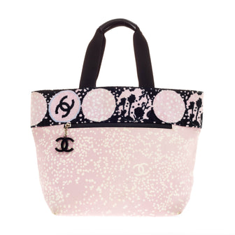 Chanel Beach Tote Terry Cloth and Canvas Small