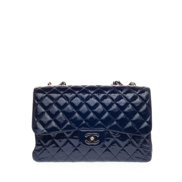 Chanel Classic Flap Patent Jumbo