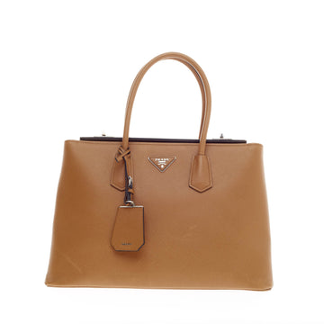 Prada Twin Tote Saffiano Leather