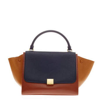 Celine Trapeze Tricolor Leather Medium