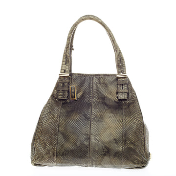Jimmy Choo Bea Tote Python