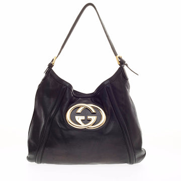Gucci New Britt Hobo Leather Medium