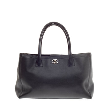 Chanel Cerf Executive Tote Leather Medium