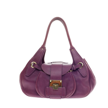 Jimmy Choo Rhona Satchel Leather