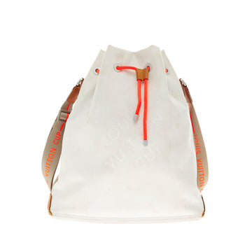 Louis Vuitton Geant Drawstring Shoulder Bag Canvas