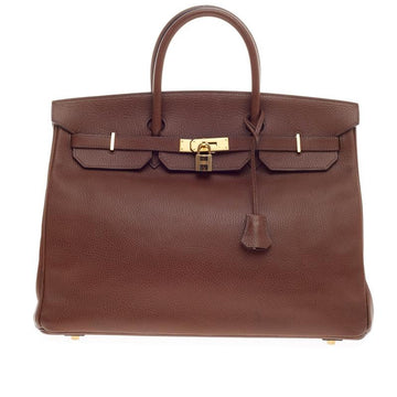 Hermes Birkin Brown Togo with Gold Hardware 40