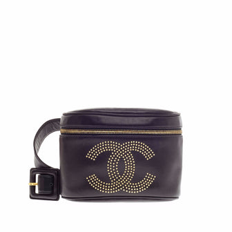 Chanel Studded CC Waist Bag Leather