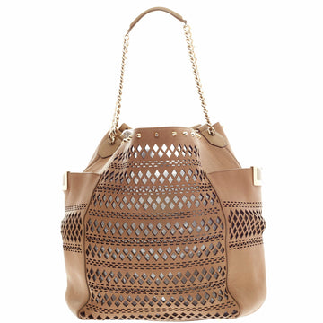 Jimmy Choo Anna Tote Leather