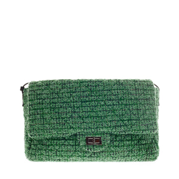 Chanel Easy Reissue Messenger Flap Tweed Jumbo