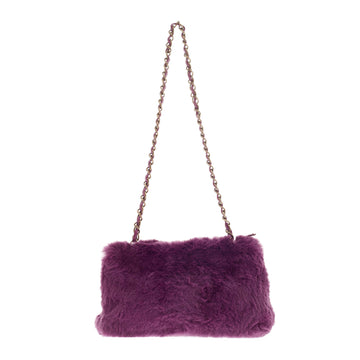 Chanel Chain Tote Lapin Fur