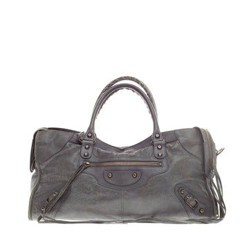 Balenciaga Work Classic Studs Leather