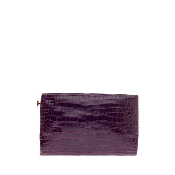 Tom Ford Frame Clutch Crocodile