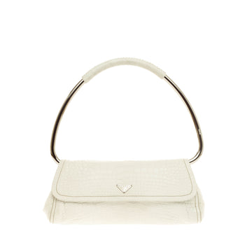 Prada Ring Handle Bag Crocodile 
