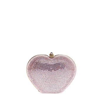 Judith Leiber Heart Miniaudiere Crystal