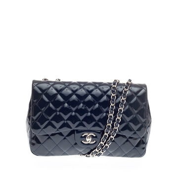 Chanel Classic Flap Patent Jumbo